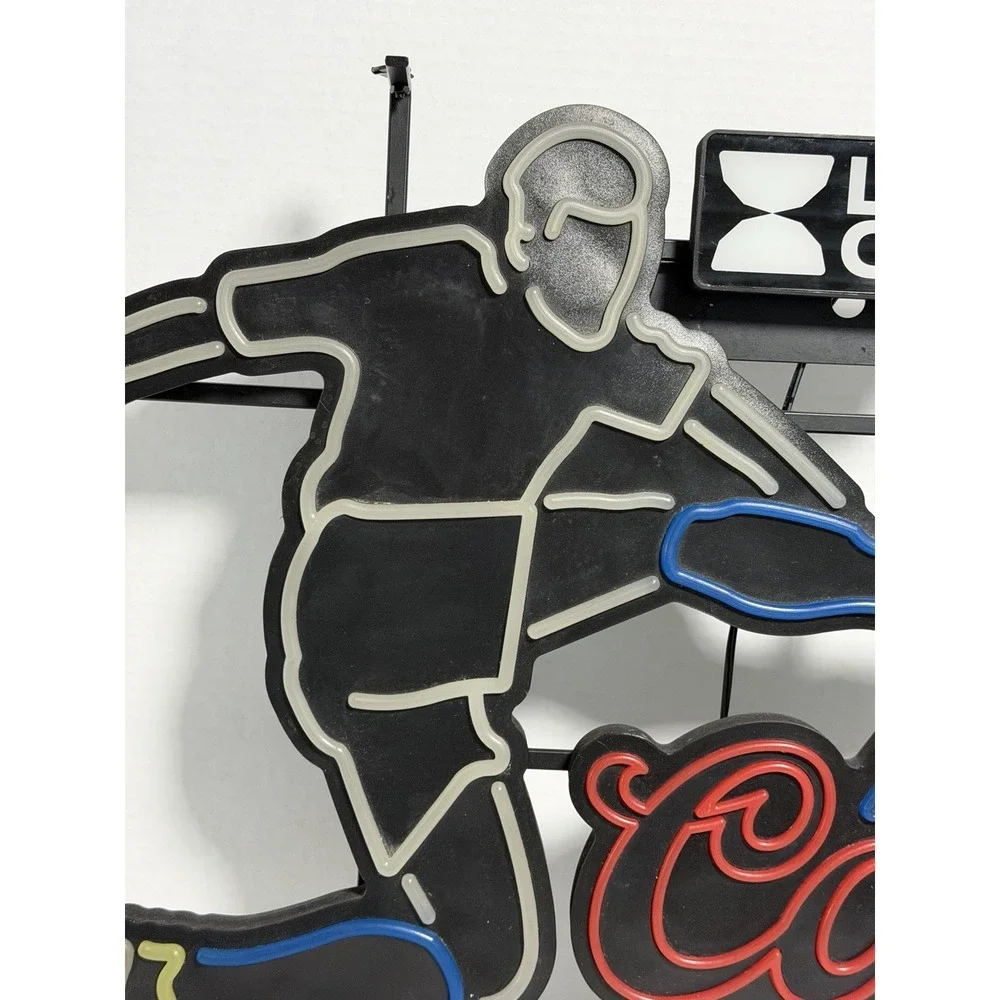 Coors Light Leagues Cup Soccer Neon Style LED Light-Up Sign‎ w/ Wall Adapter